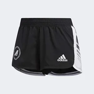 adidas Damen GRPH WVN Short Kurze Hose, Schwarz, L Nike Bekleidung