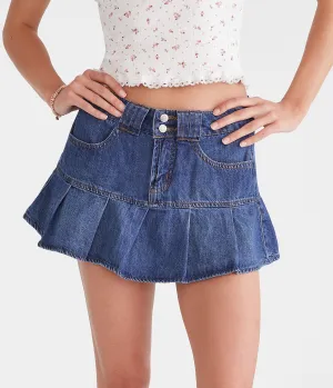 Aeropostale Low-Rise Denim Mini-Rockhose