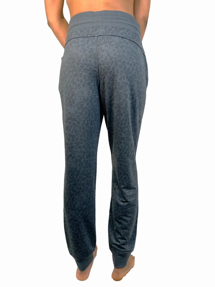 Apana Little Leopard Sweathose Blau Moos