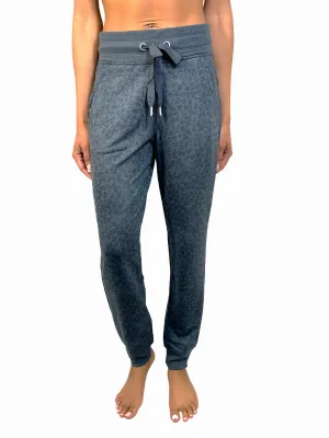 Apana Little Leopard Sweathose Blau Moos