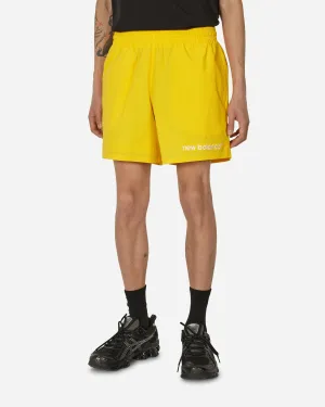 Archiv Stretch Gewebte Shorts Echtgelb
