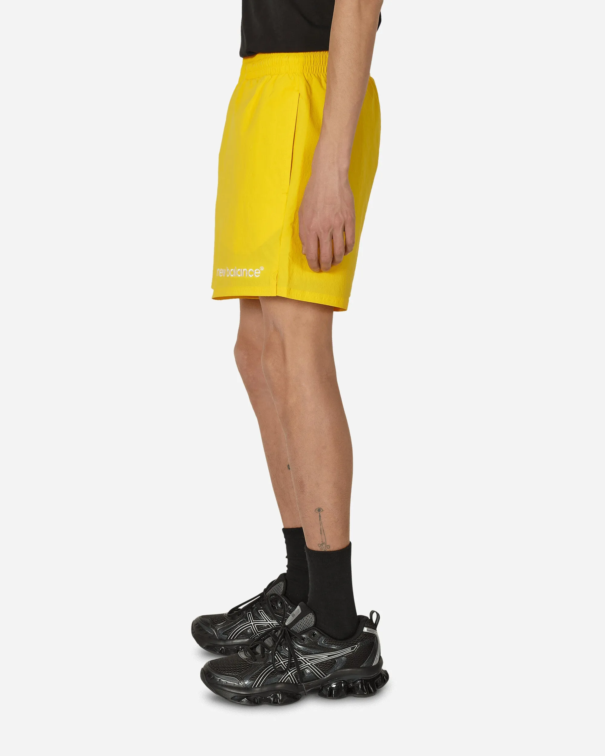 Archiv Stretch Gewebte Shorts Echtgelb