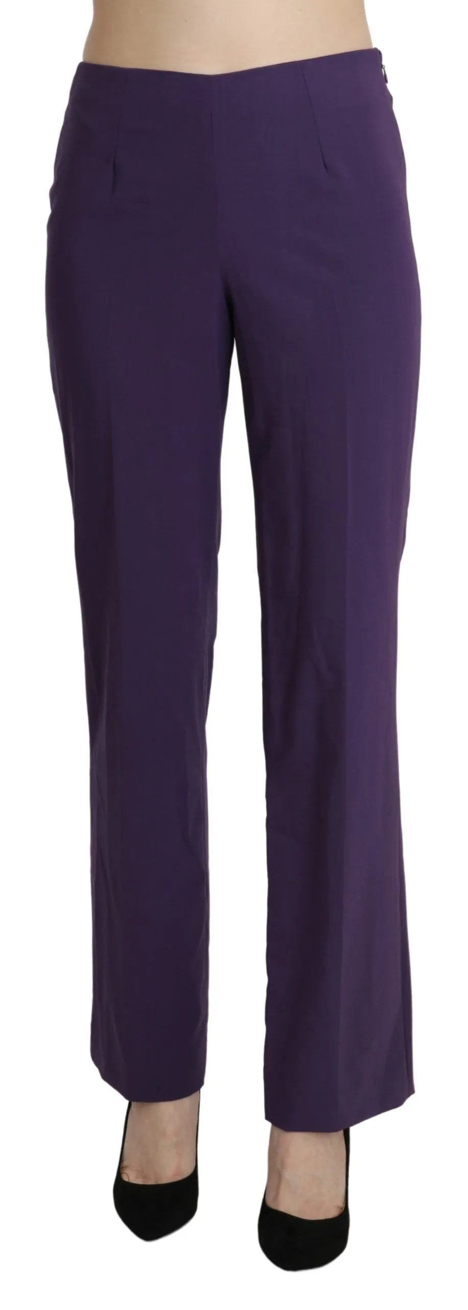 BENCIVENGA Elegante Hochtaillierte Gerade Damenhose