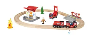 Brio Feuerwehr-Zug Set