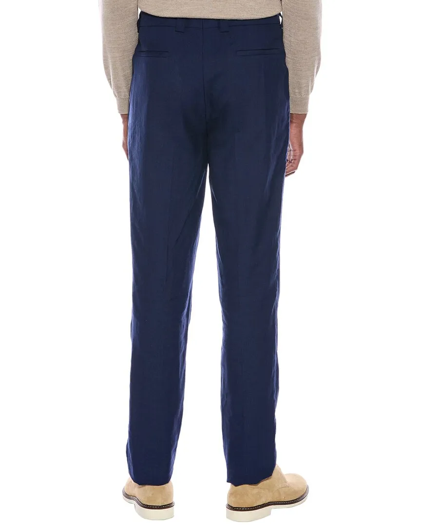 Brunello Cucinelli Freizeithose aus Leinen und Wollmischgewebe