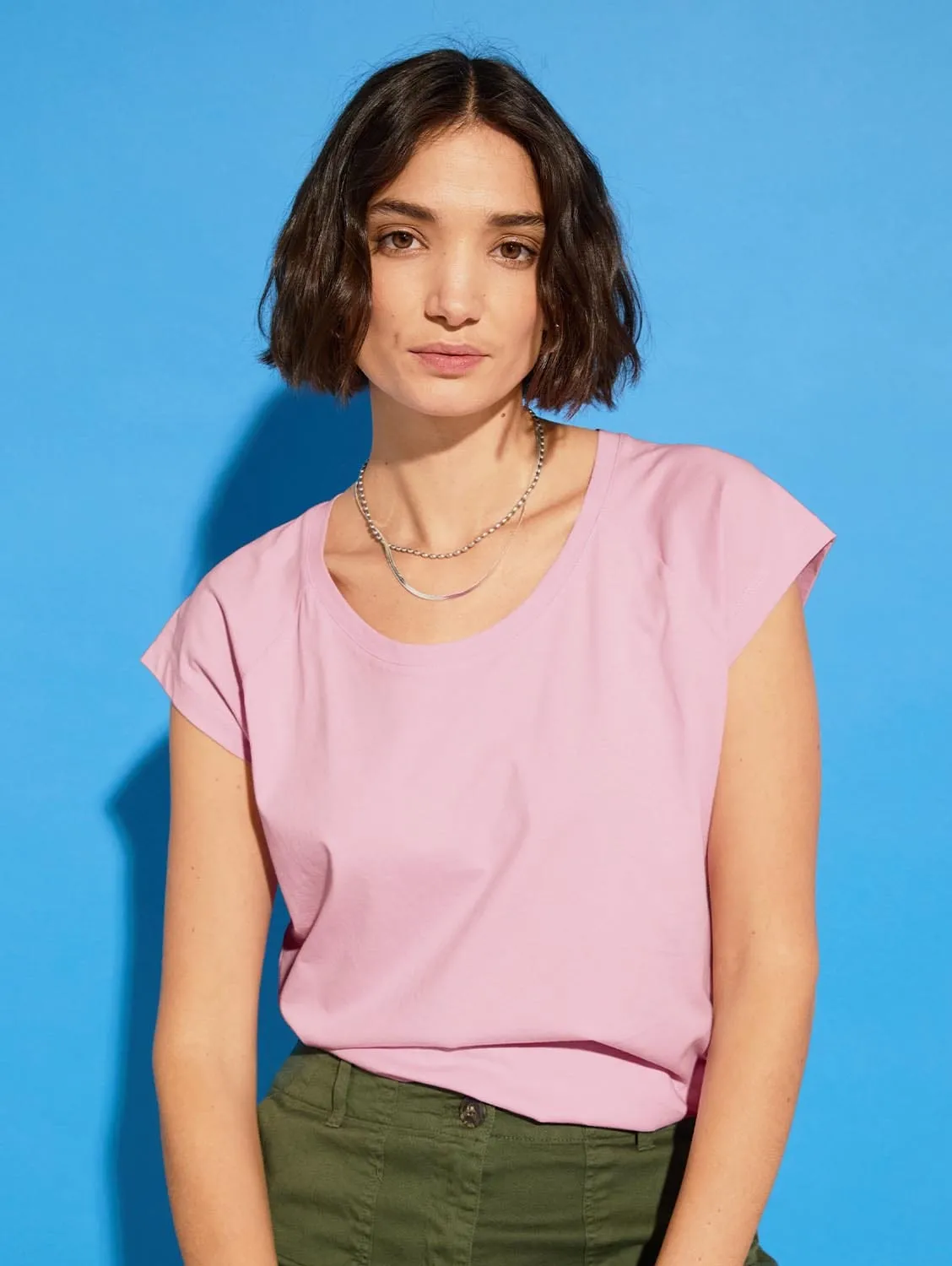 Catherine Bio-Baumwoll-T-Shirt | Blüte
