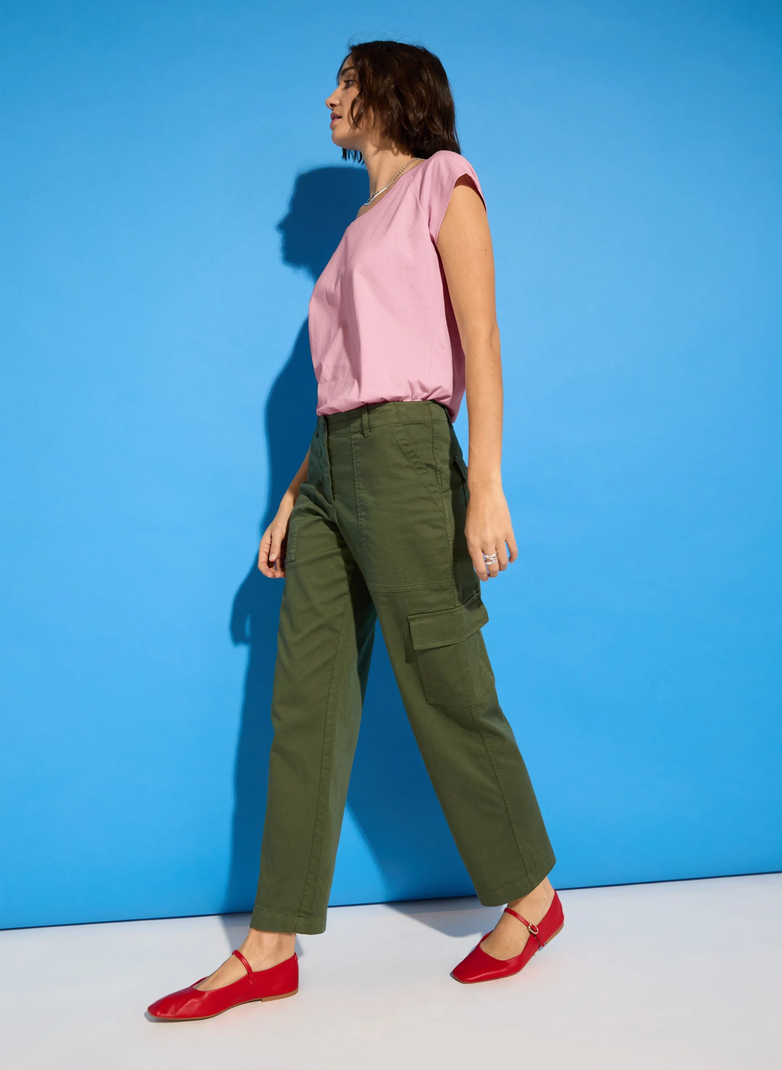 Catherine Bio-Baumwoll-T-Shirt | Blüte