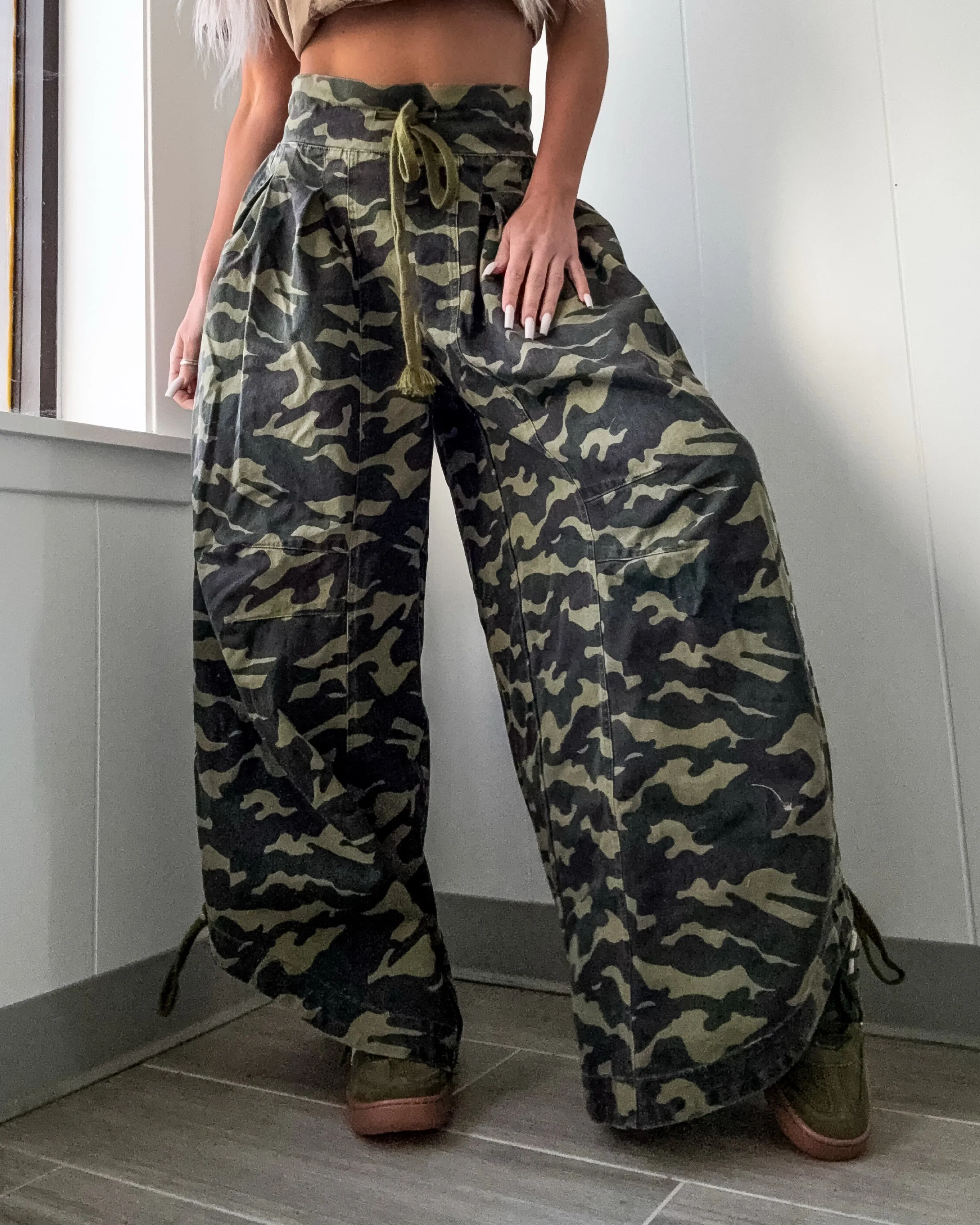 Celeste Rüschenhose - Camouflage
