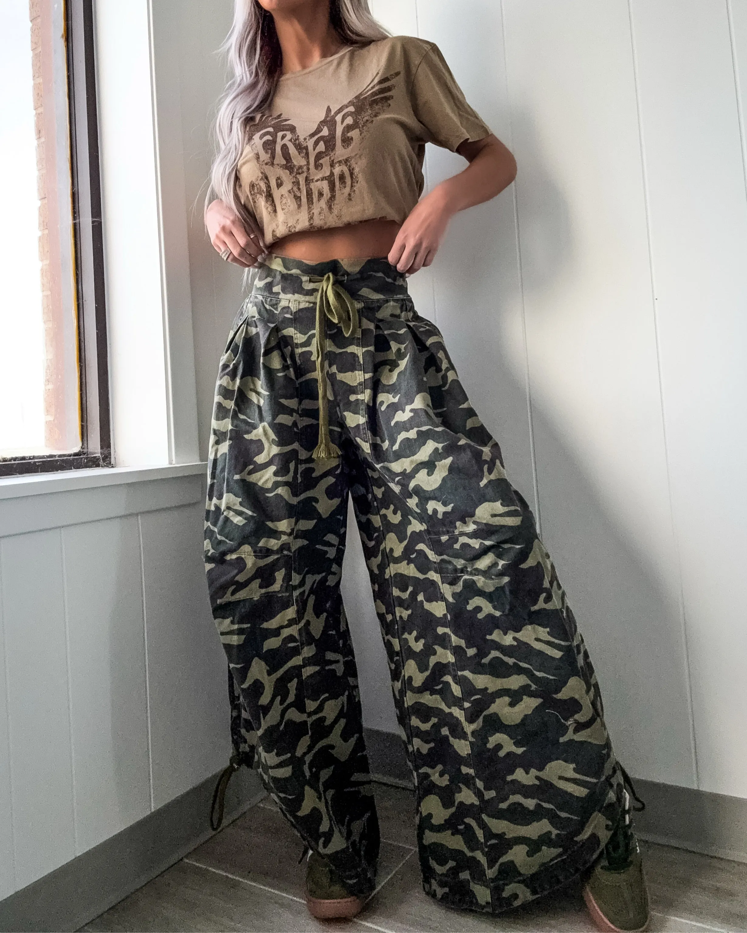 Celeste Rüschenhose - Camouflage