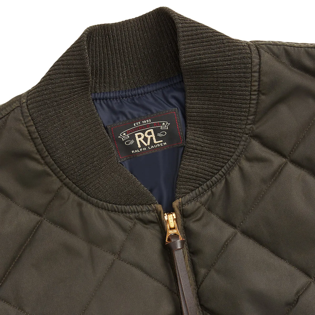Bekleidung RRL von Ralph Lauren Herren RRL von Ralph Lauren Steppjacke aus Twill Vintage Schwarz