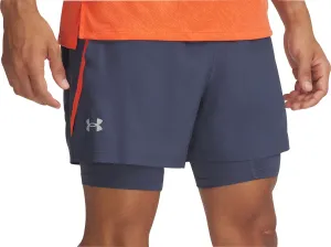 Unterwäsche Under Armour Herren Under Armour Launch 2 In 1 Herren Laufshorts - Grau