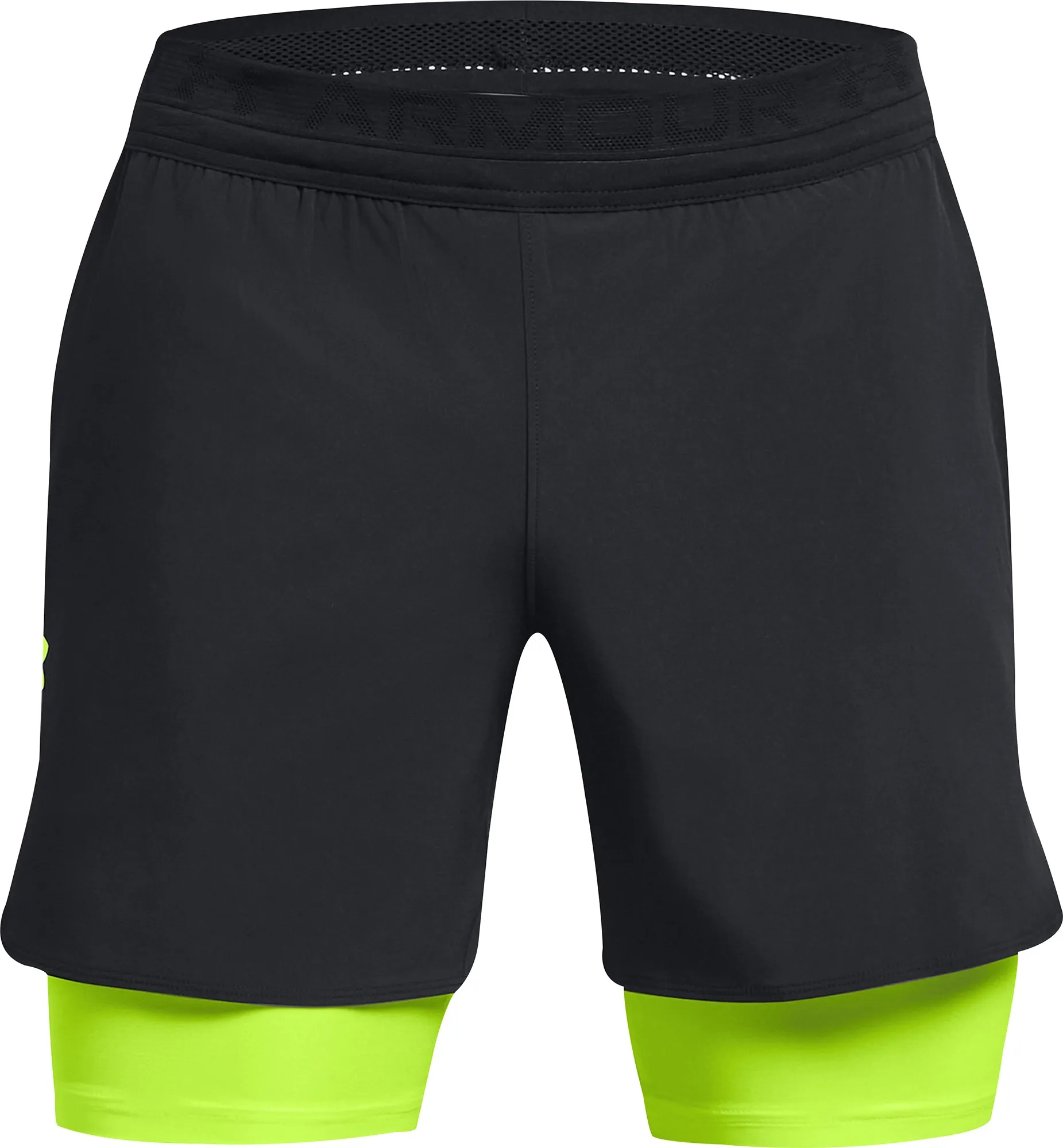 Bekleidung Under Armour Herren Under Armour Vanish Elite 2 In 1 Herren Laufshorts - Schwarz