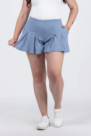 Confidence Damen Plisseé-Flare Shorts