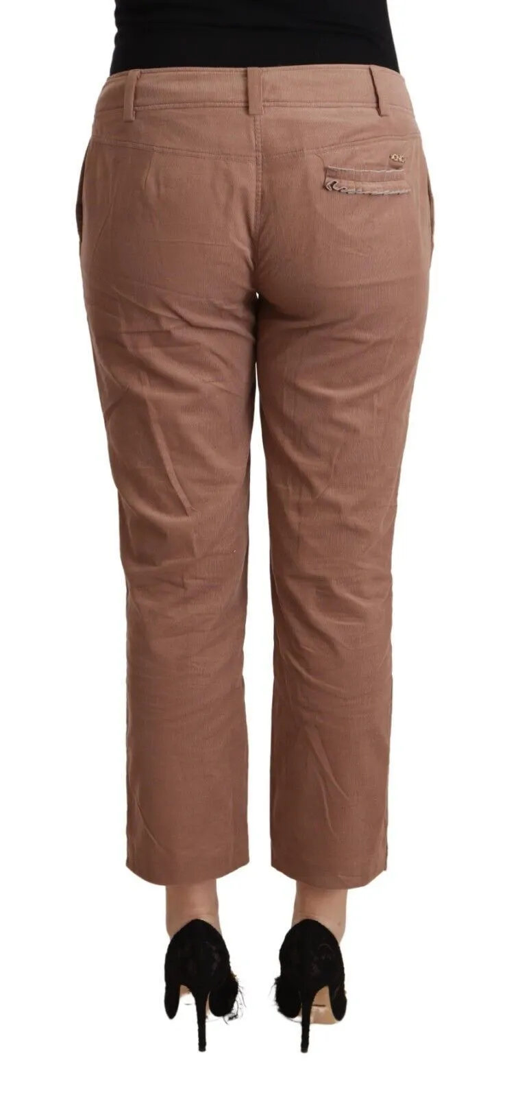 Costume National Baumwoll-Band Kurze Damenhose