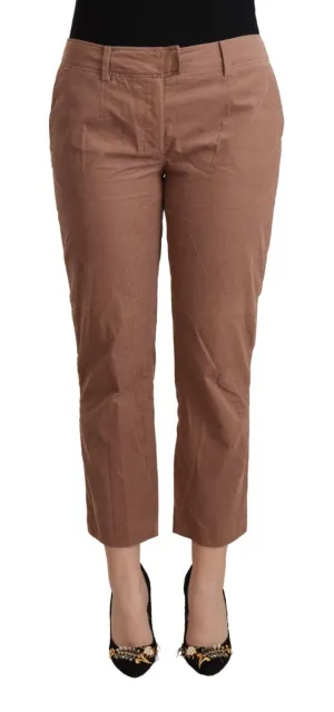 Costume National Baumwoll-Band Kurze Damenhose