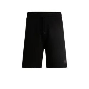 Baumwoll-Frottee-Shorts mit entspannter Passform und Logo-Detail
