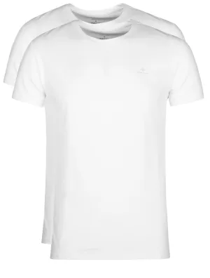 Crewneck T-Shirt 2er-Pack Weiß
