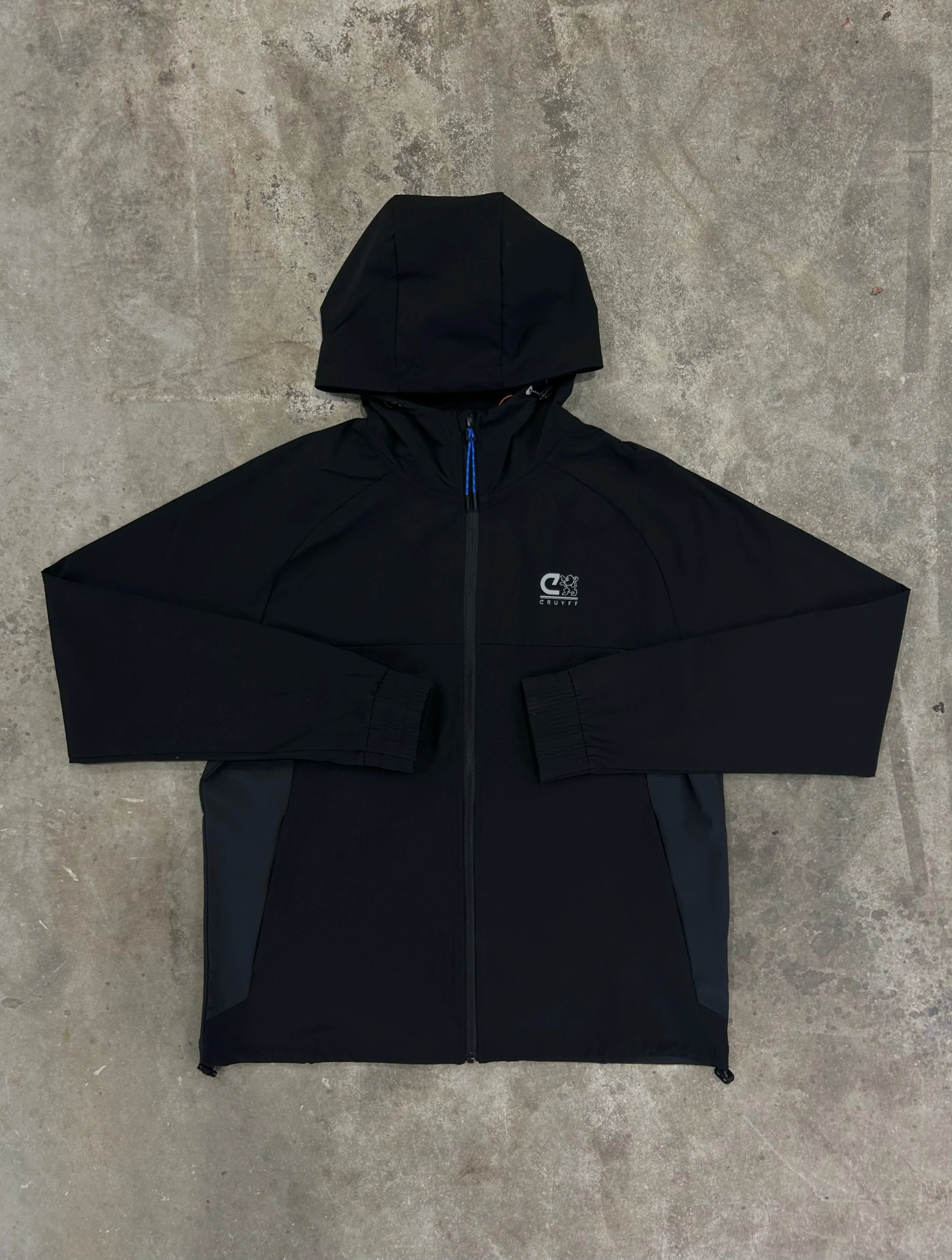 Cruyff Windbreaker mit Futter - Schwarz