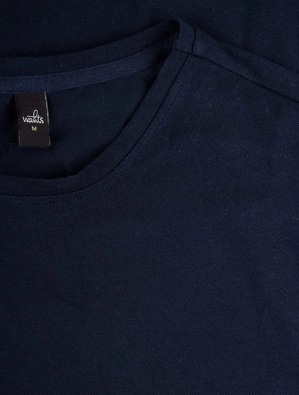 Dean Piqu�� T-Shirt Marineblau