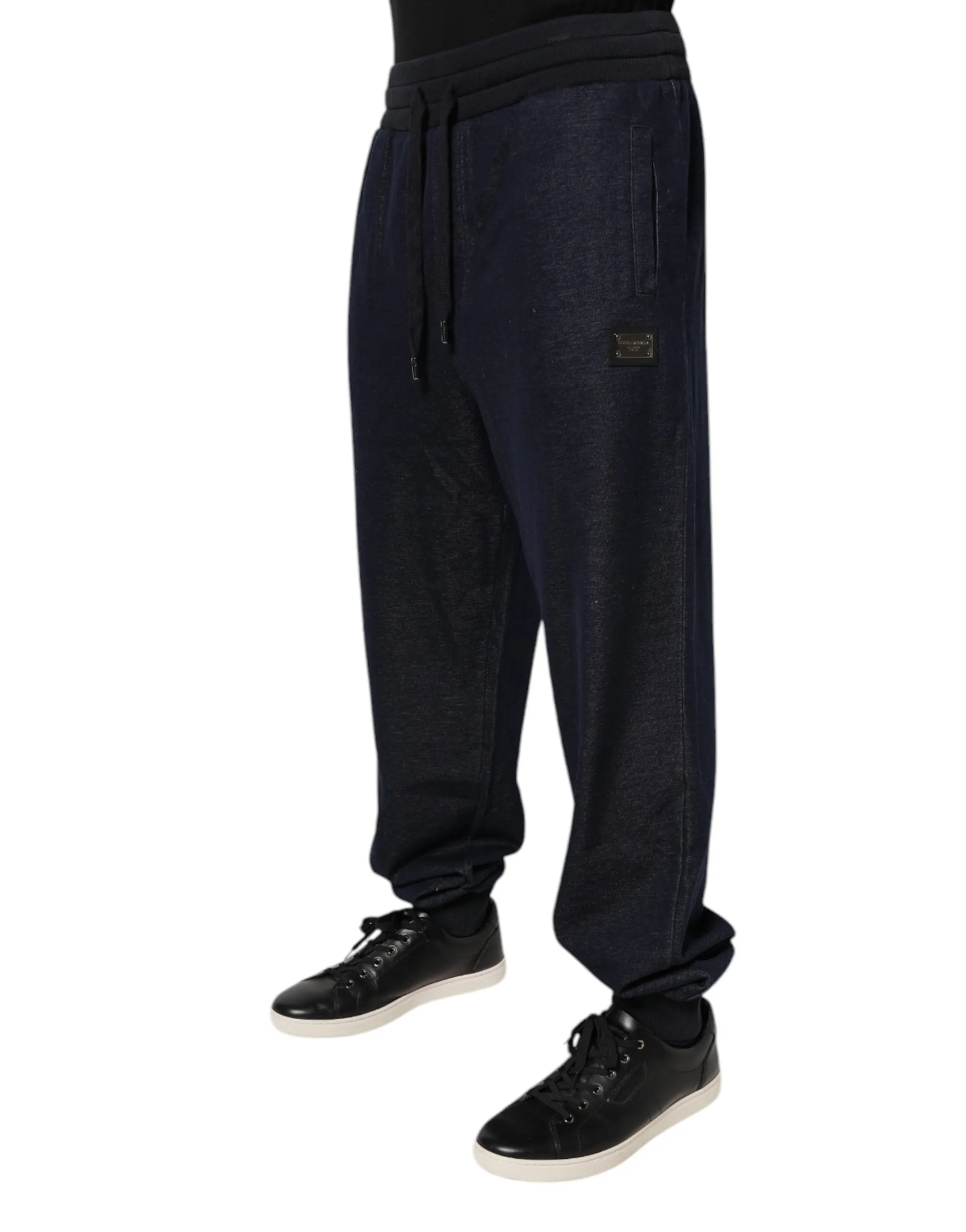 Dolce & Gabbana Jacquard Jogger Herren Sweatpants Herrenhose
