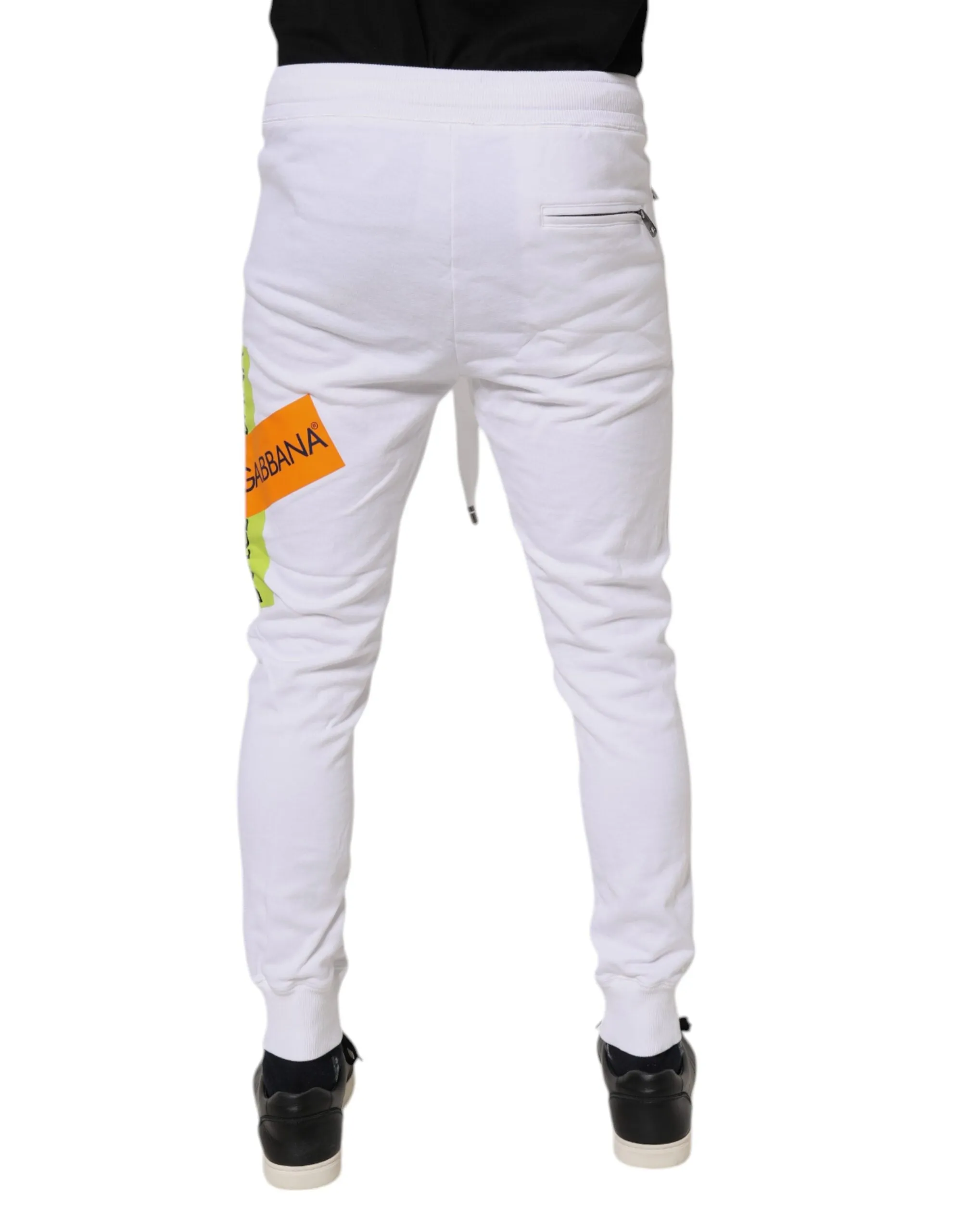 Dolce & Gabbana Logo-Band Jogger Baumwoll-Sweatpants Herren (Secondhand)