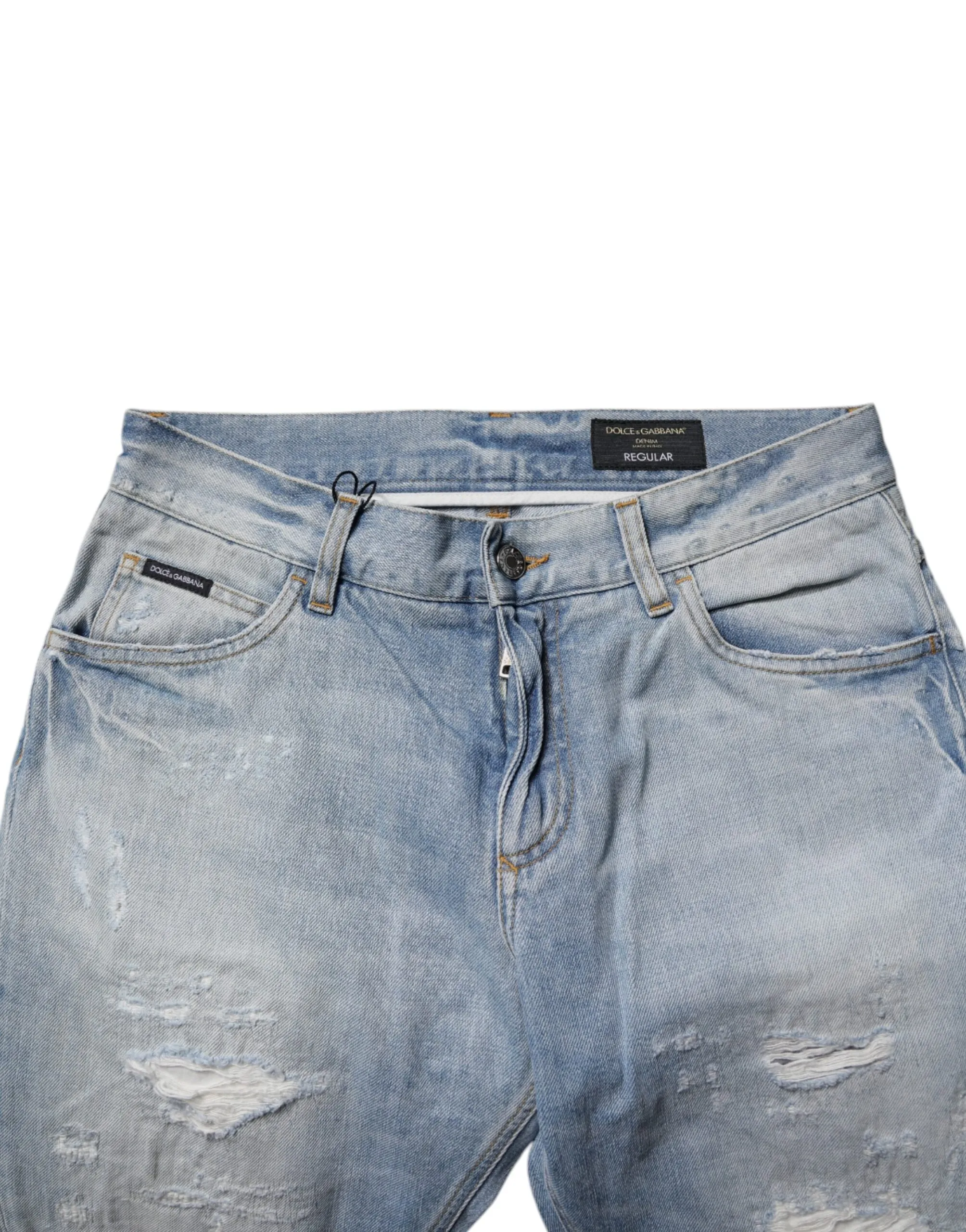 Dolce & Gabbana Tatte Cotton Skinny Herren Jeans