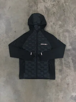 Dripmoda Peak Hybrid Jacke - Schwarz