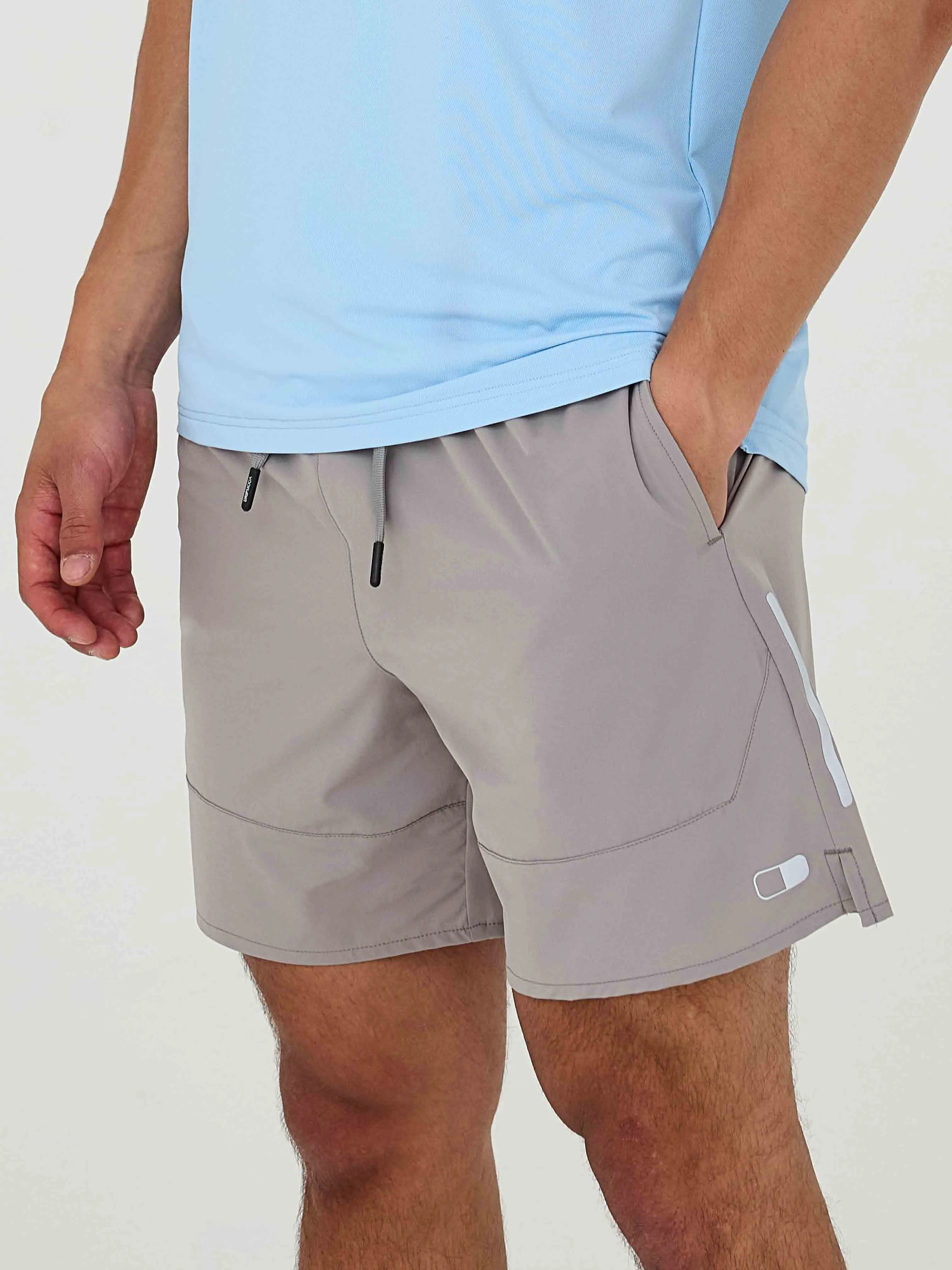 DripModa Präzisions-Shorts - Grau