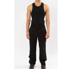 Elastische Hose in Schwarz