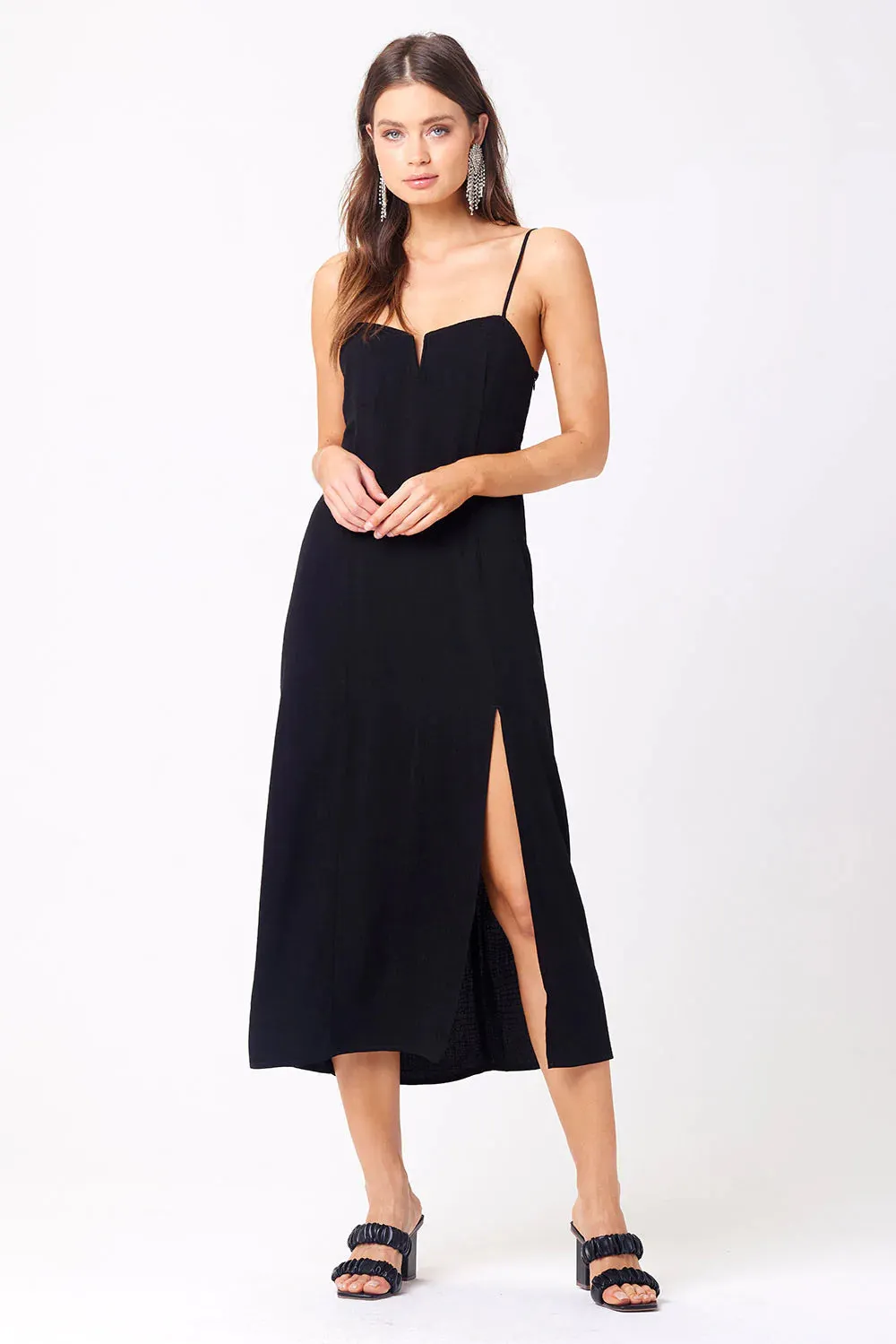 Ellie Midi-Kleid