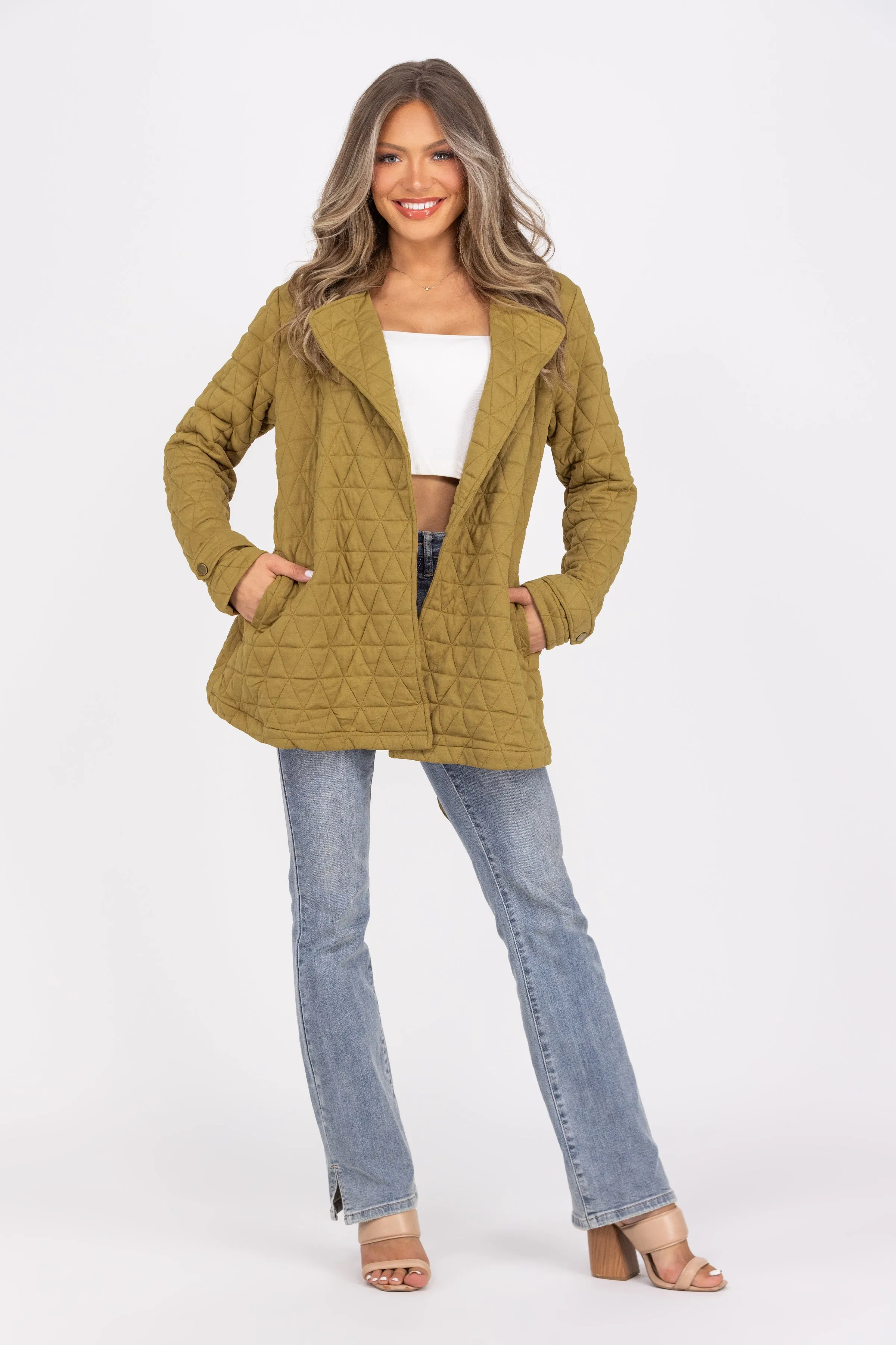 Jeder ist anders Damen Steppjacke mit vorderer Bindefunktion * Endgültiger Verkauf*
