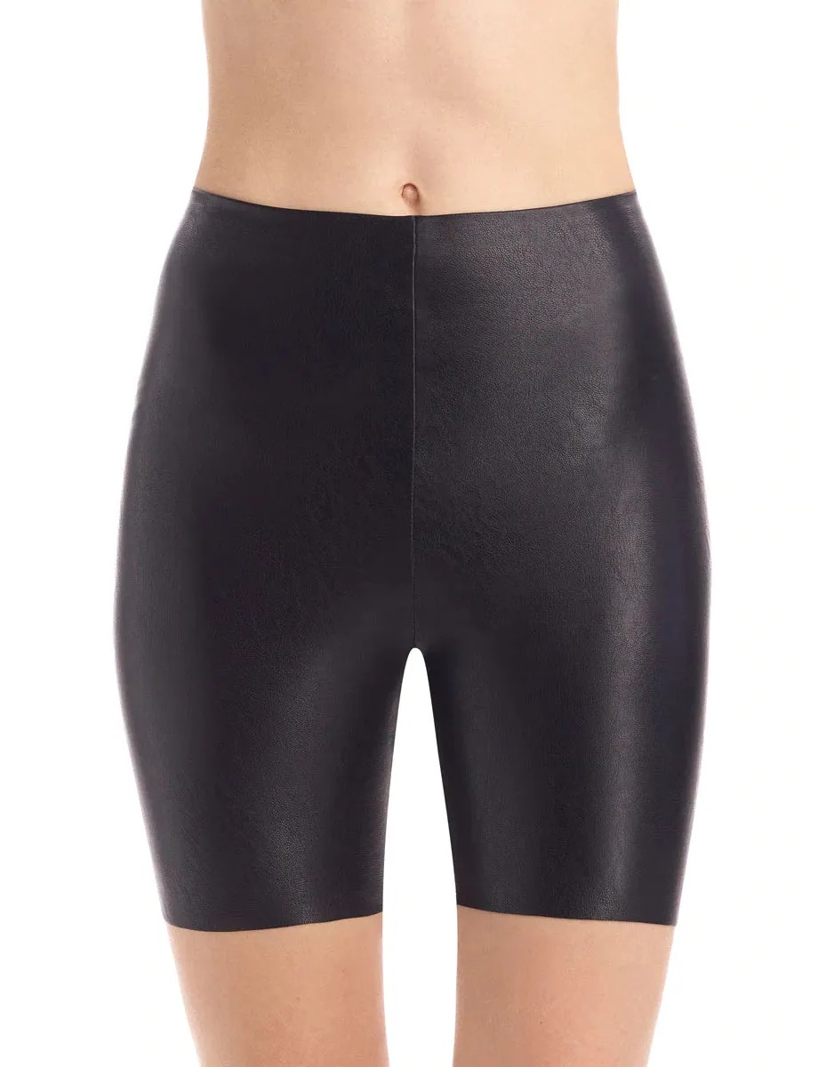 Kunstleder-Radlerhose