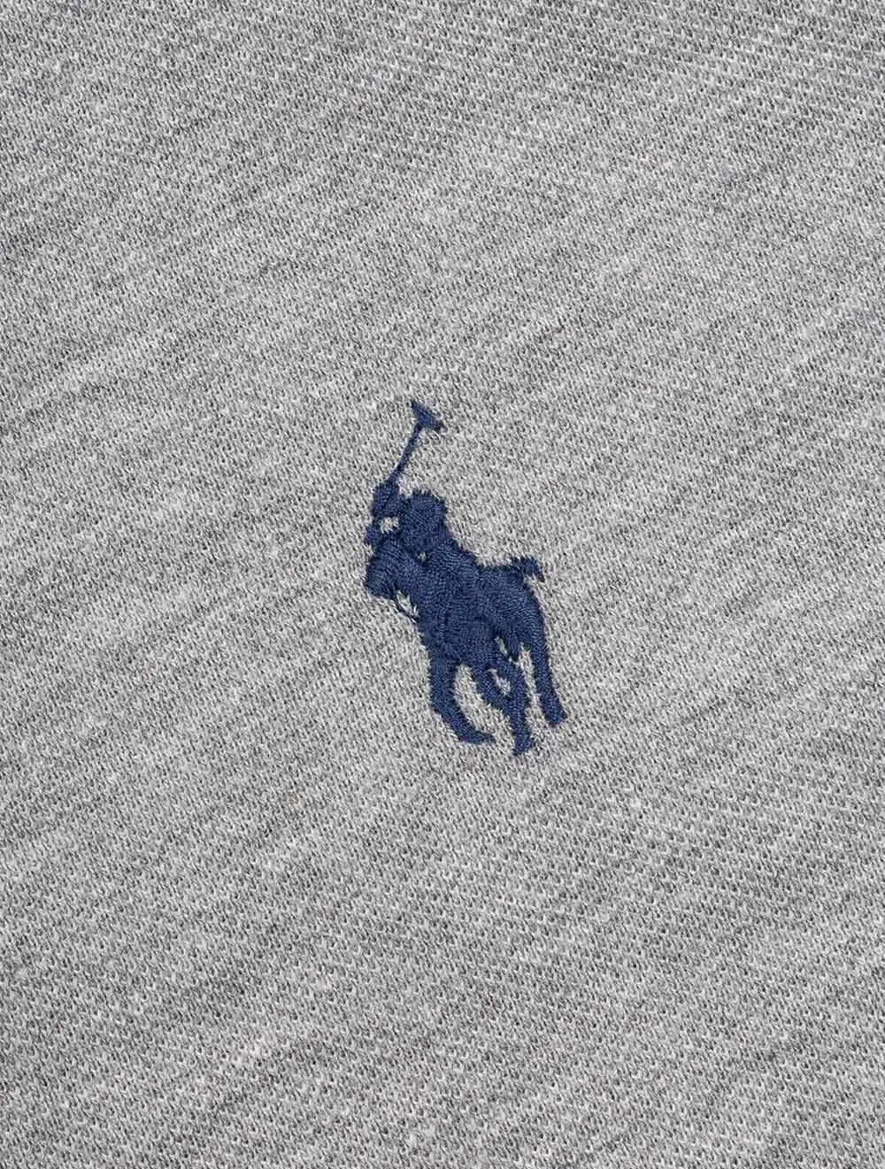 Leichtes Langarm-Mesh-Shirt Grau