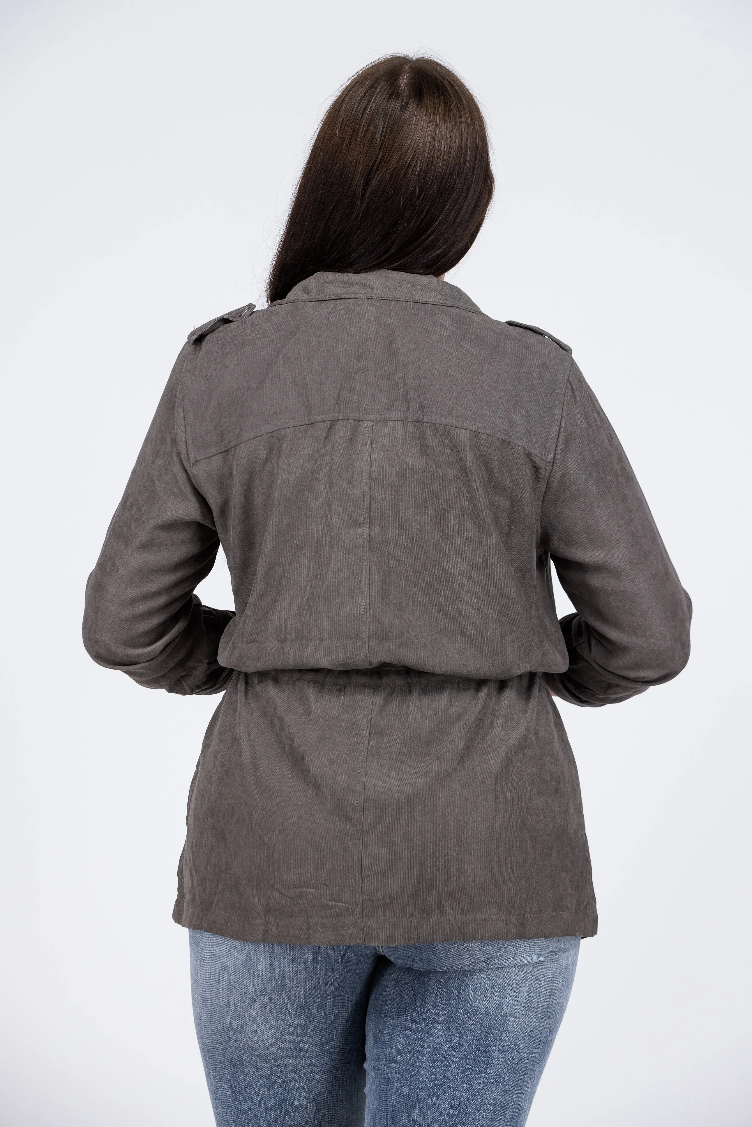 Great Things Damen Reißverschluss-Jacke mit vollem Reißverschluss