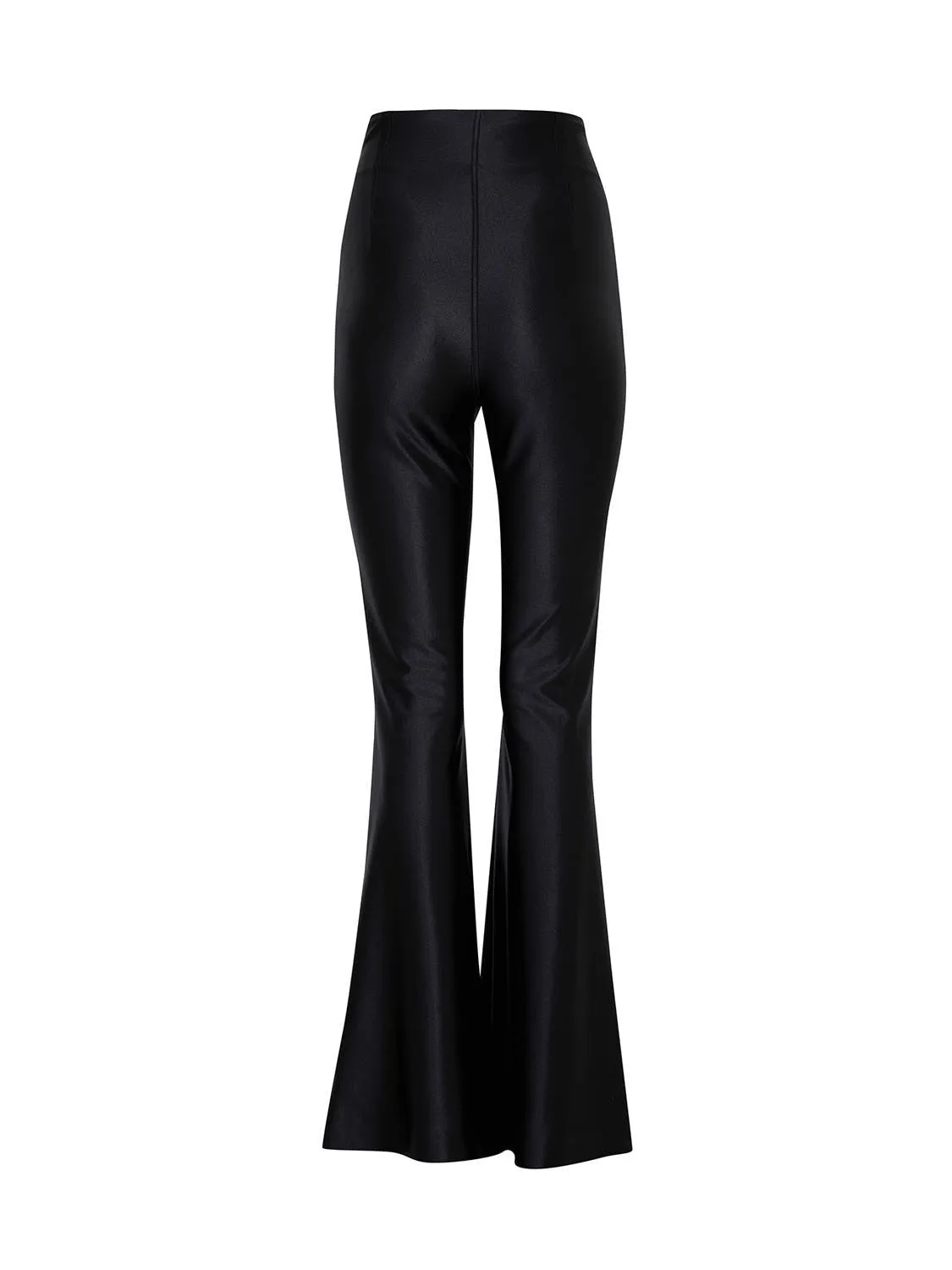 Hochtaillierte Hose mit Seitenschlitz