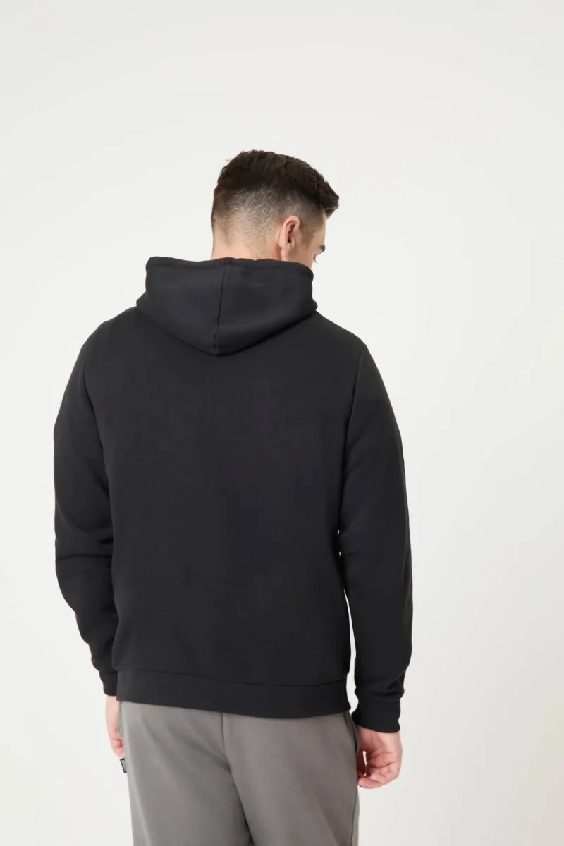 INSPORT MÄNNER ALASKA VOLLREIßVERSCHLUSS KAPUZENJACKE SCHWARZE JACKE Bekleidung_Herren-Insport