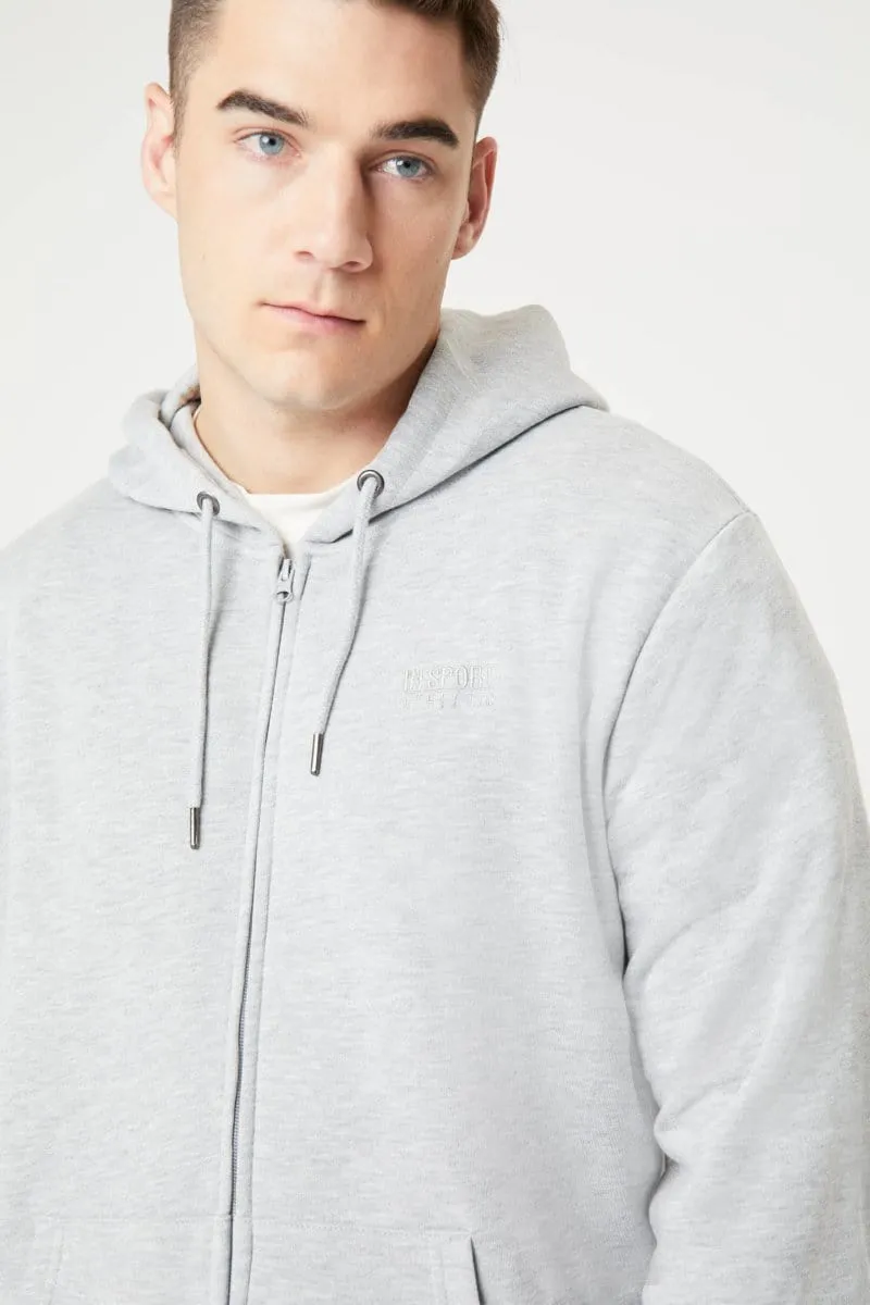 INSPORT HERREN ALASKA FULL ZIP HOODED GRAU JACKE