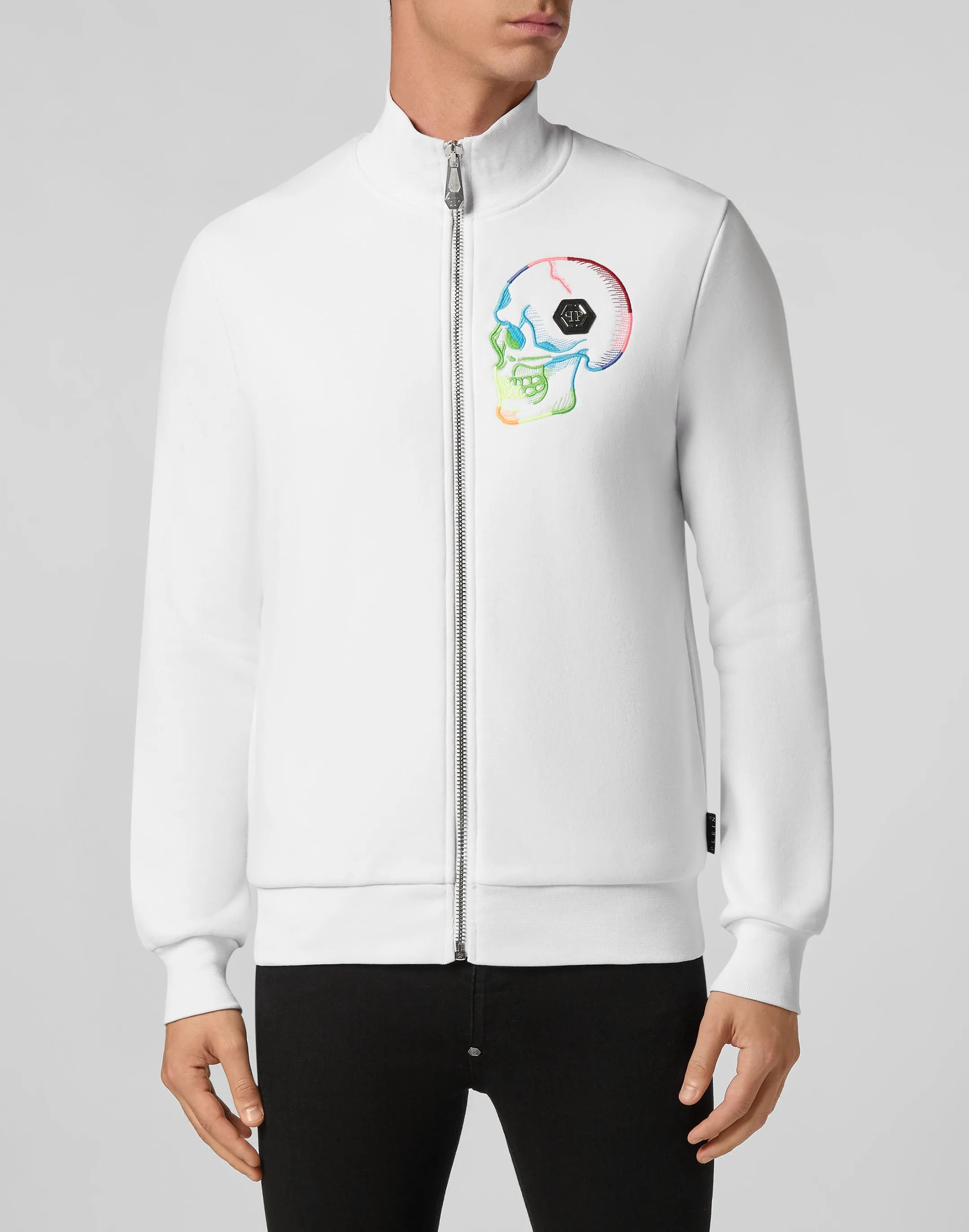 Joggingjacke mit Totenkopf