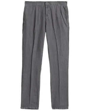 John Varvatos Hose mit Seitennähten und Tasche aus Leinen-Mix