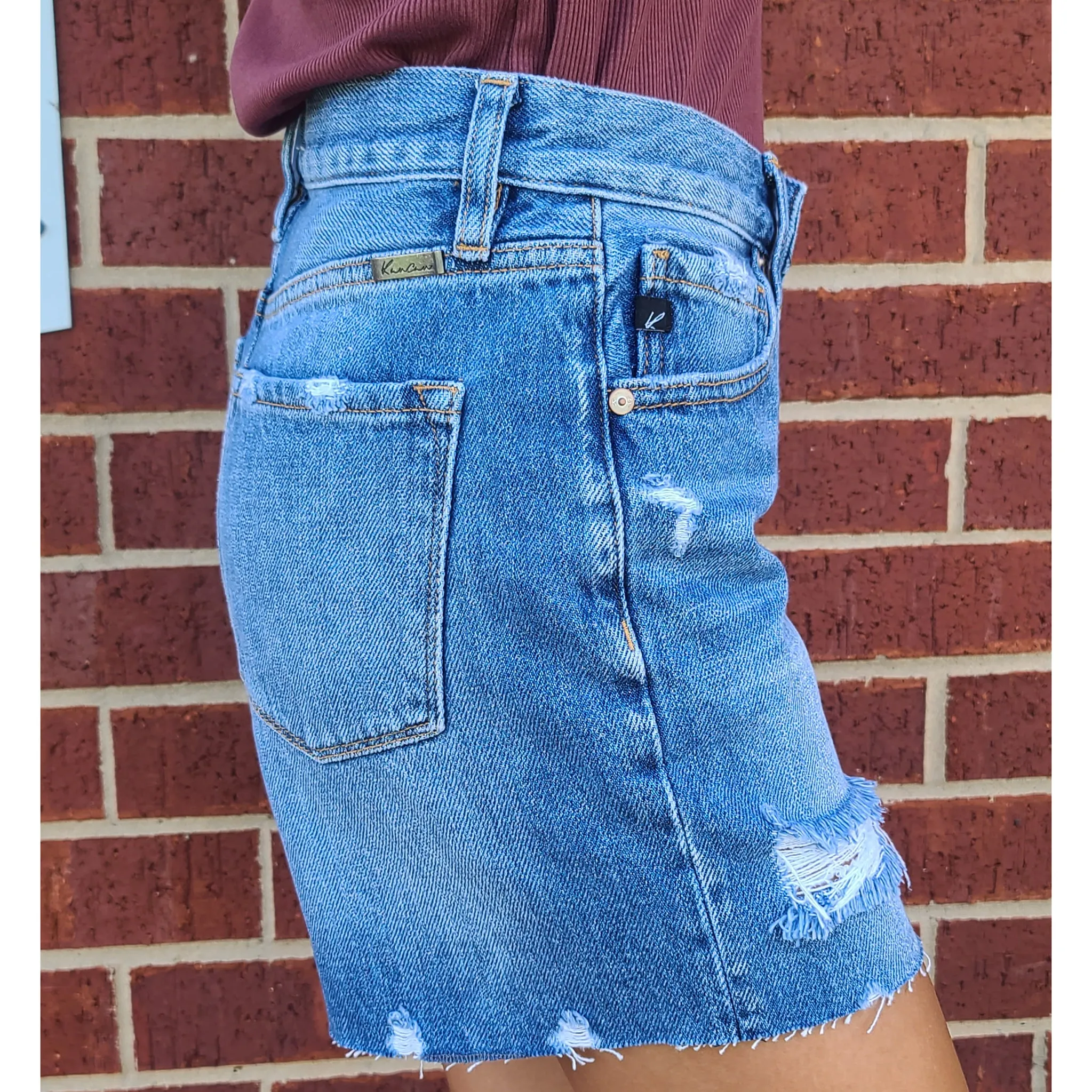KanCan High Rise Vintage Shorts