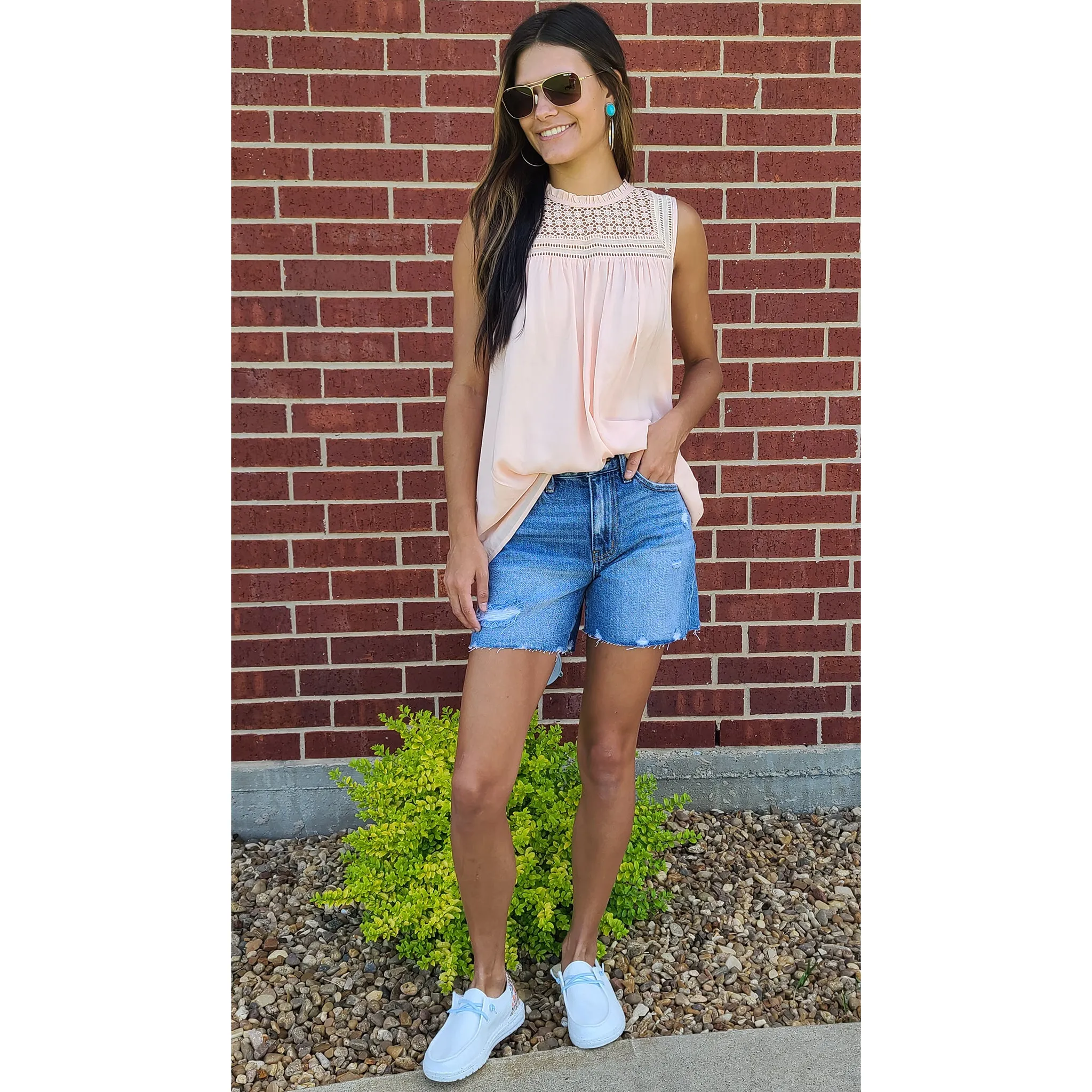 KanCan High Rise Vintage Shorts