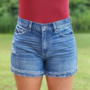 KanCan High-Rise Frey Shorts