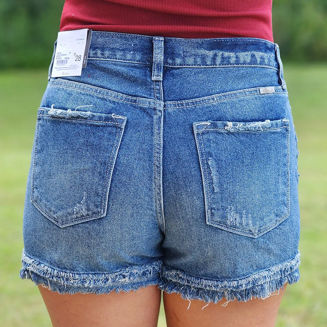 KanCan High-Rise Frey Shorts