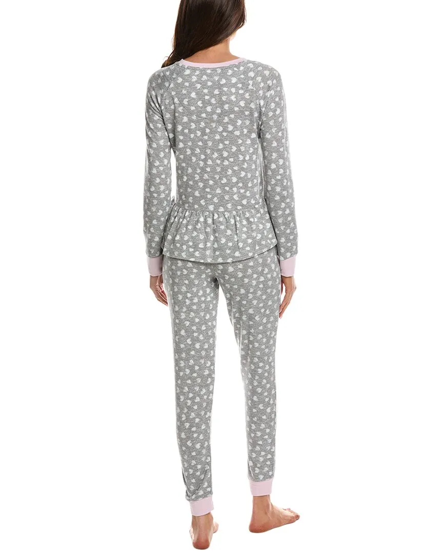 Kensie 2-teiliges Top & Jogger-Hosen-Set