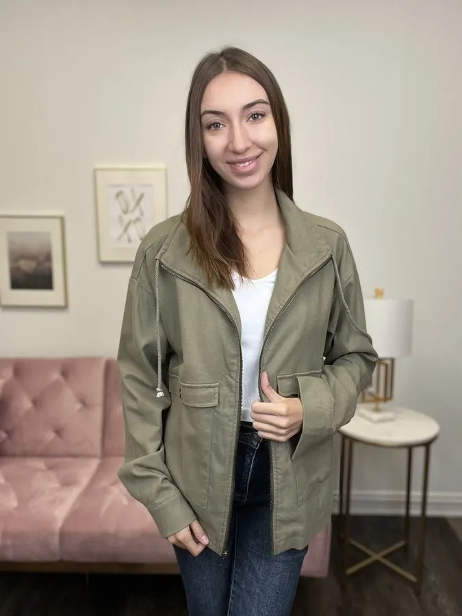 Legende Der Nacht Damen Klassische Cropped Reißverschluss Jacke