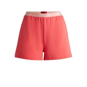 Logo-Bund Shorts aus Frottee