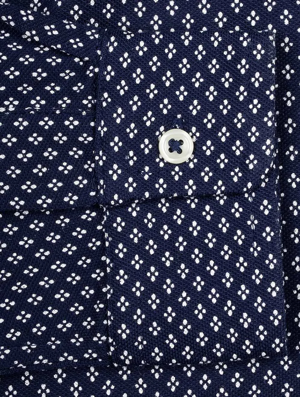 Langarm-Mesh-Sportshirt Cruise Navy