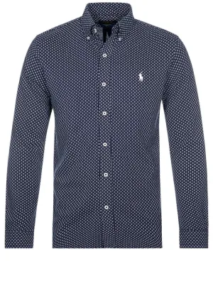 Langarm-Mesh-Sportshirt Cruise Navy