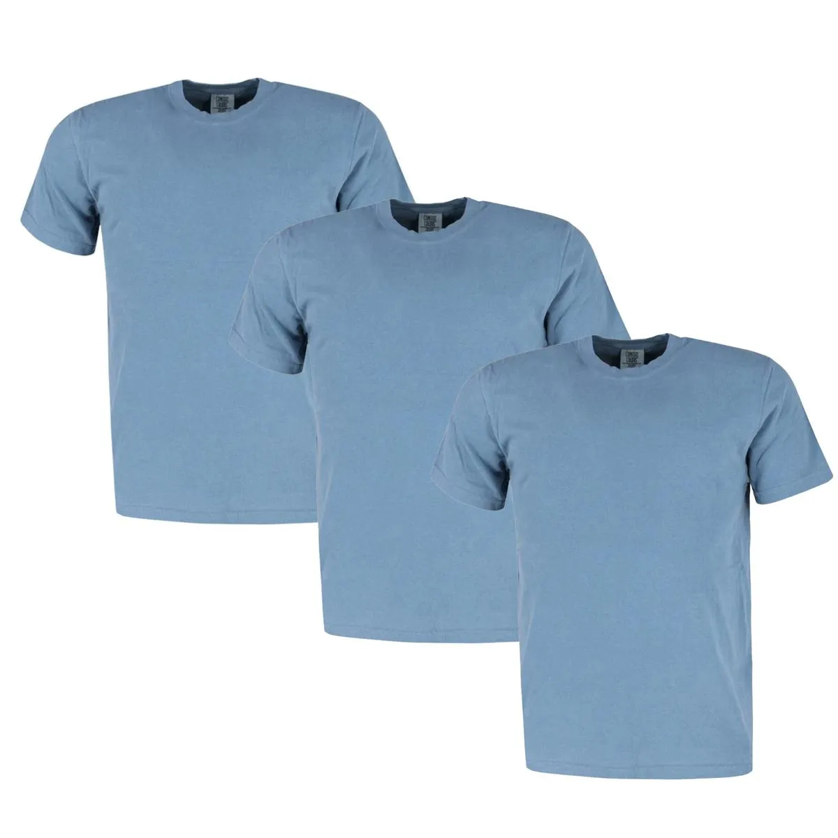 Herren Comfort Colors gefärbtes Kurzarm-T-Shirt (3er Pack)