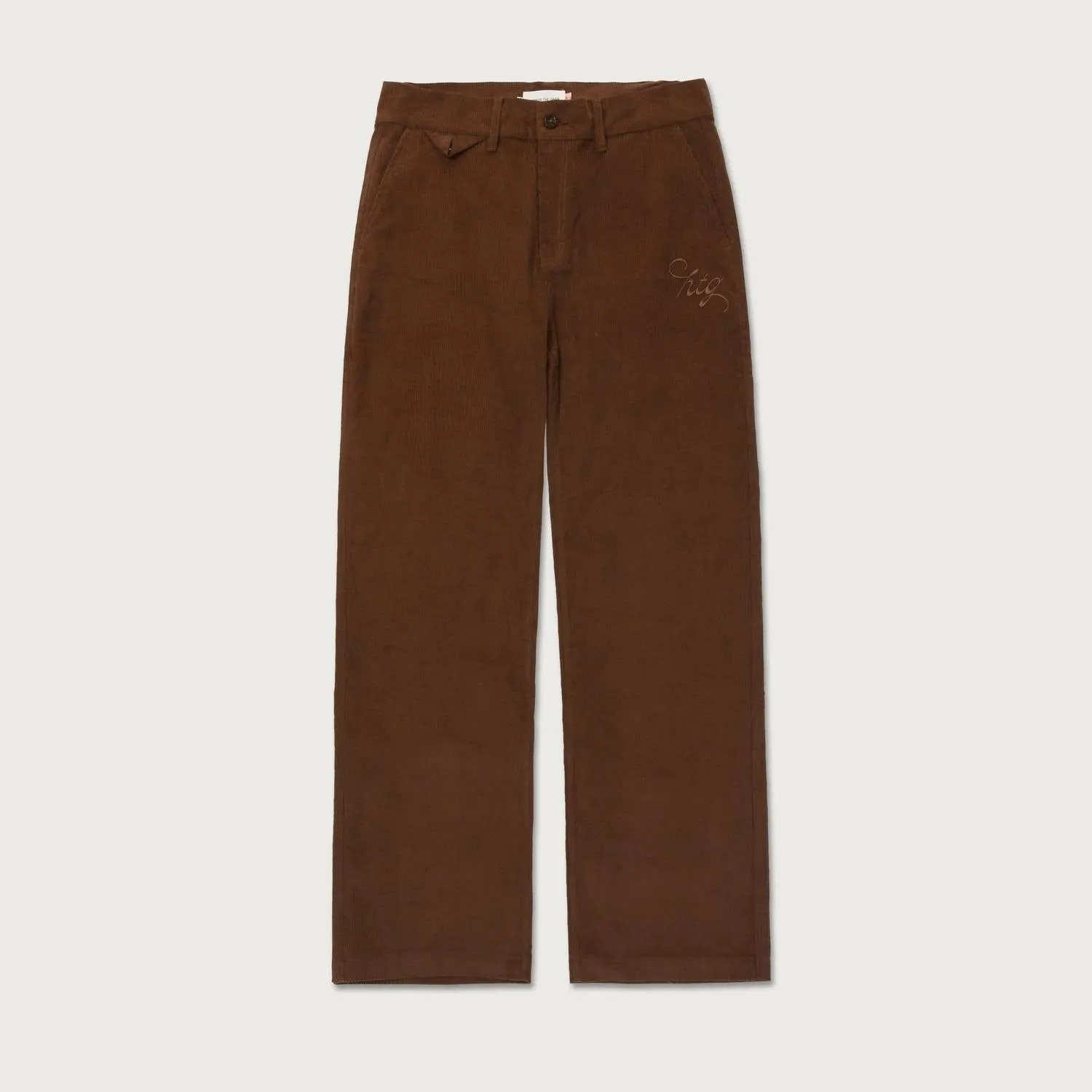 Herren-Hose mit Bügelfalte in Braun